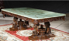Load image into Gallery viewer, "Arna Royal Victorian Collection" Luxury Plus Furniture - Exquisite Dining Table &amp; Chairs x8 Marble
