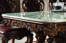 Load image into Gallery viewer, "Arna Royal Victorian Collection" Luxury Plus Furniture - Exquisite Dining Table &amp; Chairs x8 Marble
