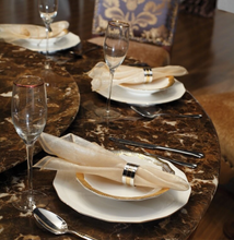 Load image into Gallery viewer, "Arna Royal Victorian Collection" Luxury Plus Furniture - Exquisite Dining Table &amp; Chairs x8
