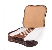 Load image into Gallery viewer, "Arna Lisa" Luxury Vintage Finest Collection - Rosewood Chess Set Large Vintage Mosaic Motifs Handmade
