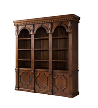 Load image into Gallery viewer, "Arna Royal Victorian Collection" Luxury Plus Furniture - Exquisite Antique Bookcase Wall Unit
