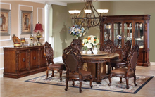 Load image into Gallery viewer, "Arna Royal Victorian Collection" Luxury Plus Furniture - Exquisite Dining Table 1.4m &amp; Chairs Marble

