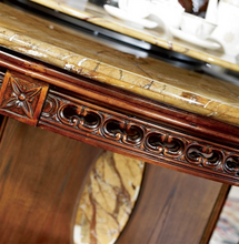 Load image into Gallery viewer, "Arna Royal Victorian Collection" Luxury Plus Furniture - Exquisite Dining Table 1.4m &amp; Chairs Marble
