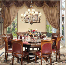 Load image into Gallery viewer, "Arna Royal Victorian Collection" Luxury Plus Furniture - Exquisite Antique Dining Table &amp; Chairs x8
