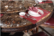 Load image into Gallery viewer, "Arna Royal Victorian Collection" Luxury Plus Furniture - Exquisite Antique Dining Table &amp; Chairs x8
