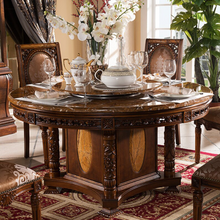 Load image into Gallery viewer, "Arna Royal Victorian Collection" Luxury Plus Furniture - Exquisite Dining Table 1.6m &amp; Chairs x6
