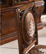 Load image into Gallery viewer, "Arna Royal Victorian Collection" Luxury Plus Furniture - Exquisite Antique Dining Table 1.4m &amp; Chairs x6
