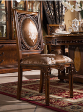 Load image into Gallery viewer, "Arna Royal Victorian Collection" Luxury Plus Furniture - Exquisite Antique Dining Table 1.4m &amp; Chairs x6
