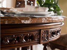 Load image into Gallery viewer, "Arna Royal Victorian Collection" Luxury Plus Furniture - Exquisite Dining Table 1.6m &amp; Chairs x6
