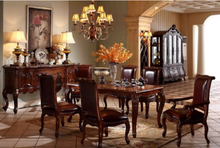 Load image into Gallery viewer, "Arna Royal Victorian Collection" Luxury Plus Furniture - Exquisite Classic Royal Dining Table &amp; Chairs x6
