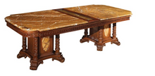 Load image into Gallery viewer, "Arna Royal Victorian Collection" Luxury Plus Furniture - Exquisite Dining Table &amp; Chairs x8 Marble
