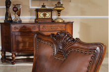 Load image into Gallery viewer, "Arna Royal Victorian Collection" Luxury Plus Furniture - Exquisite Antique Dining Table &amp; Chairs x6 Marble
