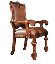 Load image into Gallery viewer, "Arna Royal Victorian Collection" Luxury Plus Furniture - Exquisite Antique Dining Table &amp; Chairs x6 Marble
