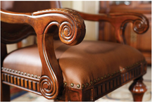 Load image into Gallery viewer, "Arna Royal Victorian Collection" Luxury Plus Furniture - Exquisite Antique Dining Table &amp; Chairs x6 Marble
