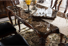 Load image into Gallery viewer, "Arna Royal Victorian Collection" Luxury Plus Furniture - Exquisite Royal Antique Dining Table &amp; Chairs x6 Marble
