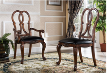 Load image into Gallery viewer, "Arna Royal Victorian Collection" Luxury Plus Furniture - Exquisite Royal Antique Dining Table &amp; Chairs x6 Marble
