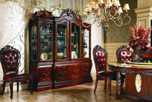 Load image into Gallery viewer, "Arna Royal Victorian Collection" Luxury Plus Furniture - Exquisite Dining Table 1.46 Marble &amp; Chairs x6
