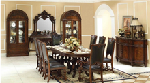 Load image into Gallery viewer, "Arna Royal Victorian Collection" Luxury Plus Furniture - Exquisite Rosewood Dining Table Marble &amp; Chairs x8
