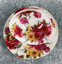 Load image into Gallery viewer, "Arna" Collection - Rose Ceramic Cup &amp; Saucer Set - 2 Piece (2 Designs)
