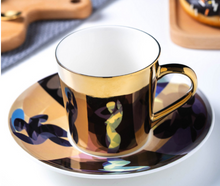 Load image into Gallery viewer, "Arna Lisa" Royal Collection - Luxury Mirror Set - 6 Bone China Cup And Saucer - High Quality
