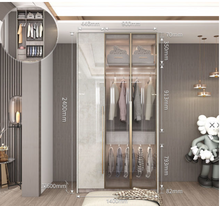 Load image into Gallery viewer, "Arna Royal LUXURY Collection" Luxury Plus Furniture - Exquisite Wardrobe
