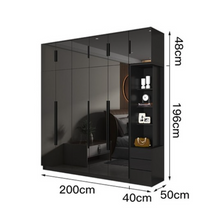 Load image into Gallery viewer, "Arna Royal LUXURY Collection" Luxury Plus Furniture - Exquisite Wardrobe Dark
