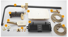 Load image into Gallery viewer, "Arna" Collection - Modern Rainfall Shower Head Mixer Set with thermostat
