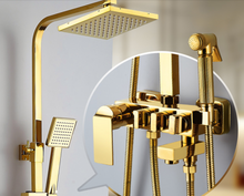 Load image into Gallery viewer, "Arna" Collection - Modern Rainfall Shower Head Mixer Set Combo
