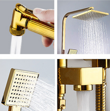 Load image into Gallery viewer, "Arna" Collection - Modern Rainfall Shower Head Mixer Set Combo
