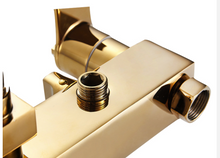 Load image into Gallery viewer, "Arna" Collection - Modern Rainfall Shower Head Mixer Set Combo

