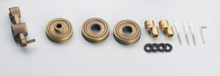 Load image into Gallery viewer, "Arna" Collection - Antique Brass Shower Head Mixer Set Combo
