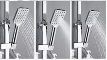 Load image into Gallery viewer, "Arna" Collection - Modern Rainfall Shower Head Mixer Set with Thermostat Silver
