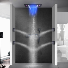 Load image into Gallery viewer, "Arna" Collection - Shower Faucet Stainless Steel Thermostatic Digital Display Bathroom Shower Set System
