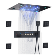 Load image into Gallery viewer, "Arna" Collection - Shower Faucet Stainless Steel Thermostatic Digital Display Bathroom Shower Set System

