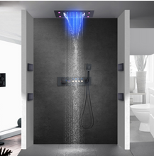 Load image into Gallery viewer, "Arna" Collection - Shower Faucet Stainless Steel Thermostatic Digital Display Bathroom Shower Set System
