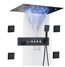 Load image into Gallery viewer, "Arna" Collection - Shower Faucet Stainless Steel Thermostatic Digital Display Bathroom Shower Set System
