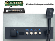 Load image into Gallery viewer, "Arna" Collection - Shower Faucet Stainless Steel Thermostatic Digital Display Bathroom Shower Set System
