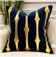 Load image into Gallery viewer, "Arna Royal LUXURY Collection" European-Style Sofa Cushion Cover Luxury 50cm x 50cm Silver/Gold Selection
