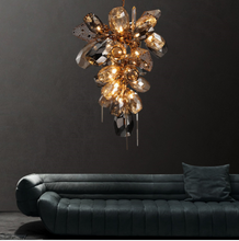 Load image into Gallery viewer, "Arna's Luxury  Collection" Chandelier 80cm x 135cm Luxury Blown Glass

