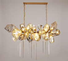 Load image into Gallery viewer, "Arna's Luxury  Collection" Chandelier 120cm x 43cm Luxury Blown Glass
