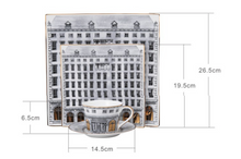 Load image into Gallery viewer, "Arna Lisa" Royal Collection - Luxury 24 Piece Bone China Dinnerware for 6 Gold/Silver
