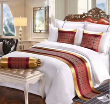 Load image into Gallery viewer, "Arna Royal LUXURY Collection" Hotel Quality Bed Runner/Scarf &amp; 2 Cushion Covers - Many Colours
