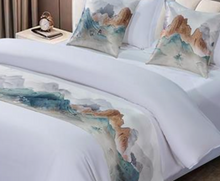 Load image into Gallery viewer, "Arna Royal LUXURY Collection" Hotel Quality Bed Runner/Scarf &amp; 2 Cushion Covers - Many Colours
