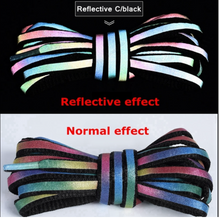 Load image into Gallery viewer, Trendy Fluorescent Reflective Shoe Laces - Many Colours/Sizes - NEW ARRIVAL
