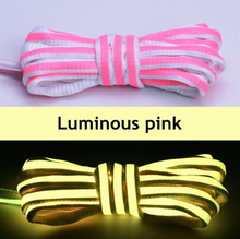 Load image into Gallery viewer, Trendy Fluorescent Reflective Shoe Laces - Many Colours/Sizes - NEW ARRIVAL
