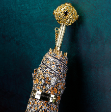 Load image into Gallery viewer, "Arna Collection" Designer Exquisite Umbrella Floral Design Compact - Highest Quality
