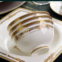 Load image into Gallery viewer, "Arna Lisa" Royal Collection - Luxury 60 Piece Ceramic Dinnerware

