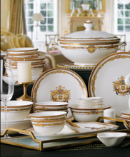 Load image into Gallery viewer, "Arna Lisa" Royal Collection - Luxury 60 Piece Ceramic Dinnerware
