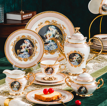 Load image into Gallery viewer, "Arna Lisa" Royal Collection - Luxury Bone China Tea/Coffee Set - Gift Boxed
