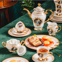 Load image into Gallery viewer, "Arna Lisa" Royal Collection - Luxury Bone China Tea/Coffee Set - Gift Boxed
